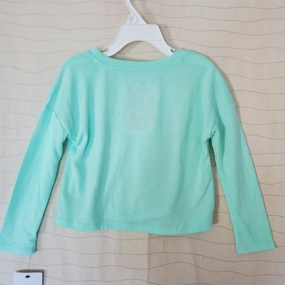 Nike Girls Iconclash Long Sleeve Tee Mint Foam 26K184-E6D Size 3T NEW - Picture 3 of 5